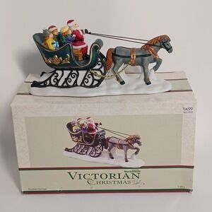 Victorian Christmas Porcelain Carriage RN #35055